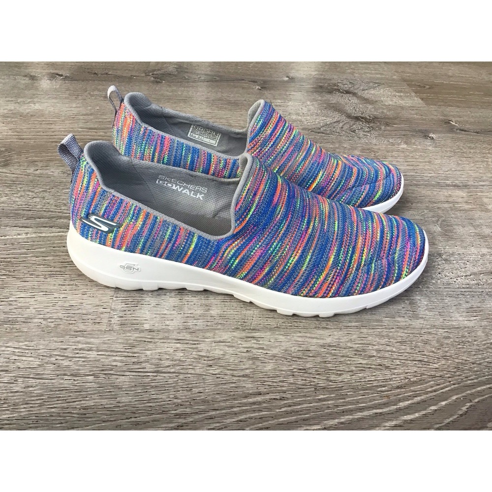 Skechers Go Walk Joy Womens Size 10 Multicolor Athletic Slip-On Shoes #15615